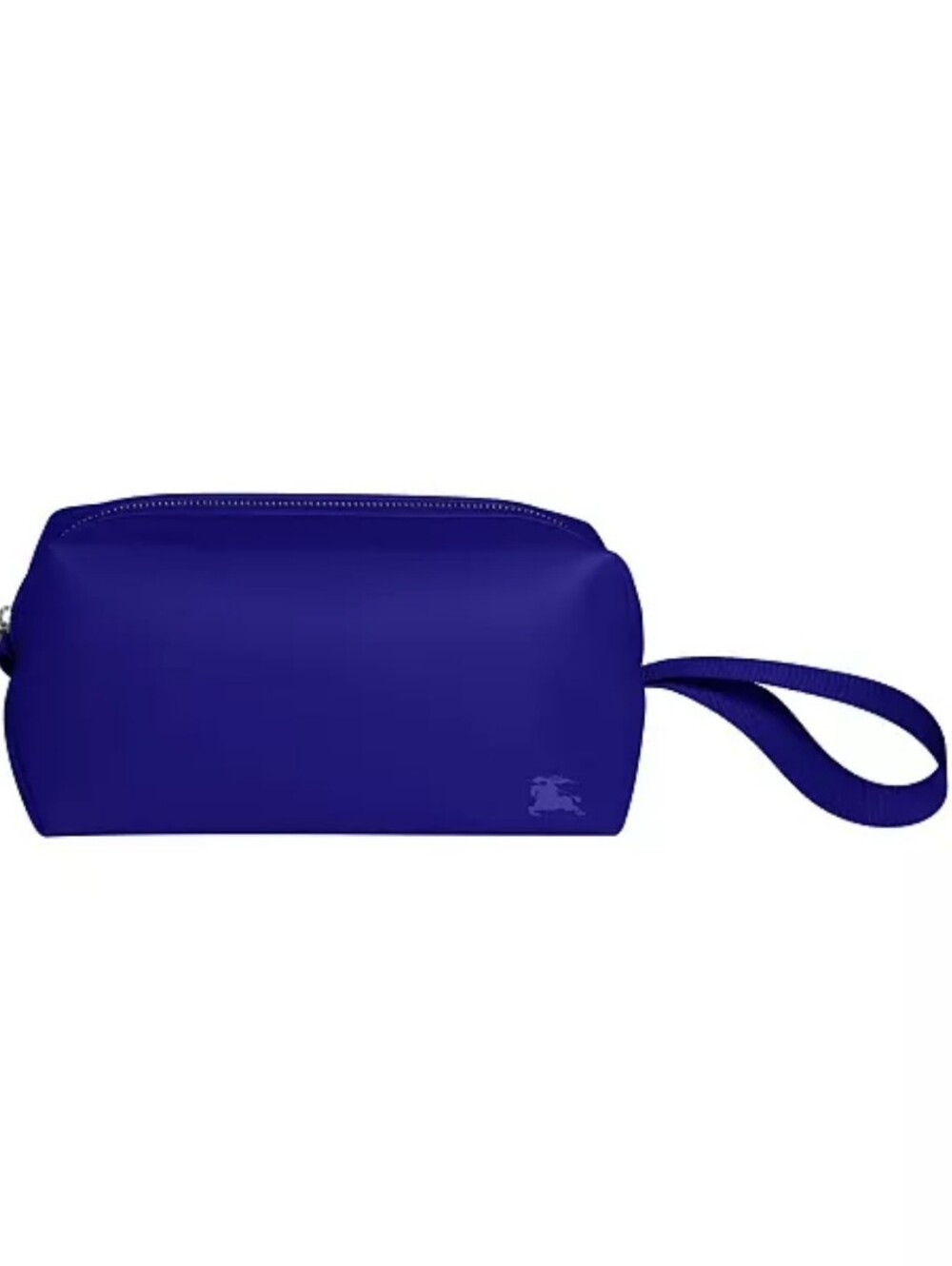 Burberry Hero Men Royal Blue Toiletry Bag Satin With Handle New